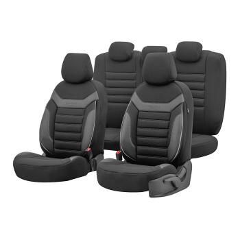 Auto Sitzbezug Set Universal Vorne und Hinten Komfortabel Komplett Set